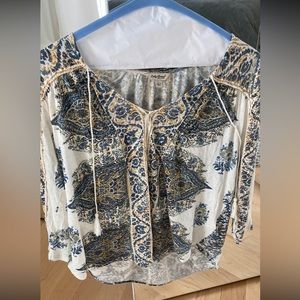 Lucky brand boho top large